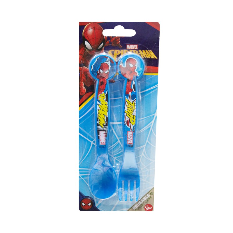 Posate cucchiaio forchetta Spiderman Marvel
