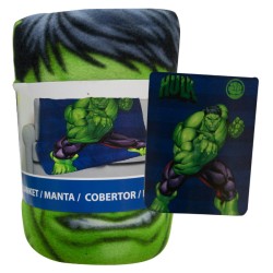Plaid Coperta 100x150 Hulk Marvel
