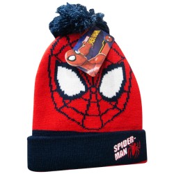 Cappello con ponpon Spiderman