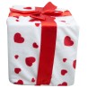 Pacco san valentino con tasca porta dolcetti