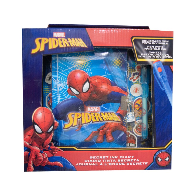 Diario segreto con accessori Spiderman Marvel